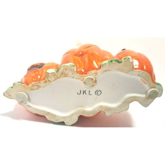 Smiling Jack-O-Lanterns Soap Dispenser Halloween Fall Kitchen Ceramic - Picture 5 of 6